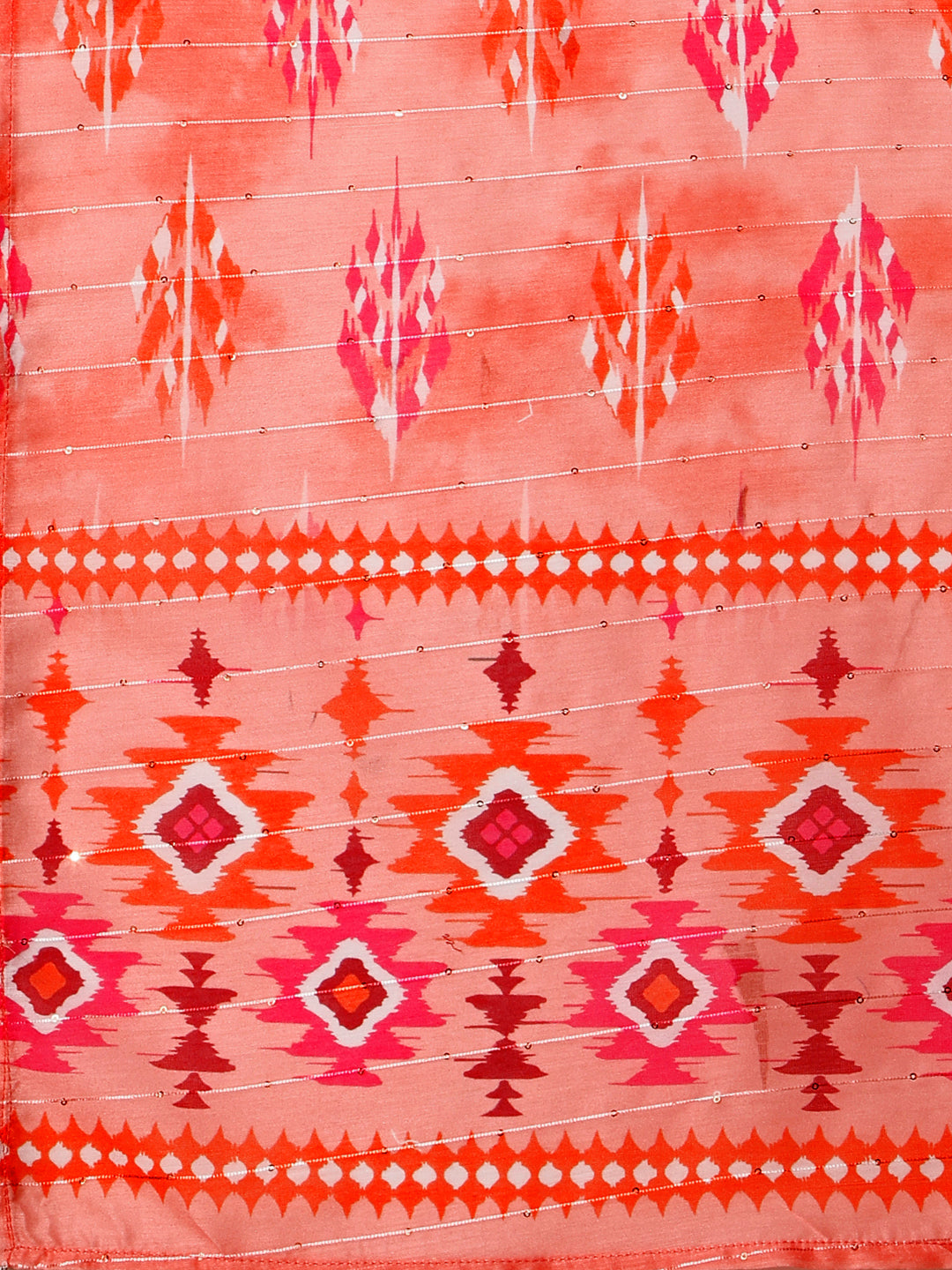 Printed And Embroidered Kurta With Pant And Dupatta Set, Multicolor - Hiral Fashion | Grocsy