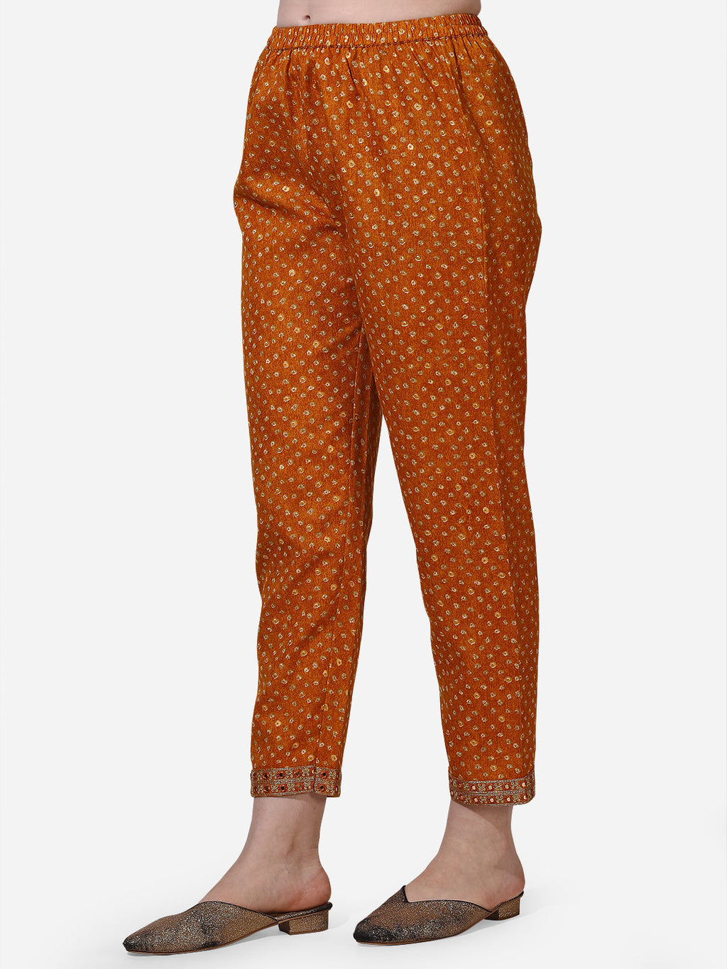 Printed & Embroidered Kurta With Pant & Dupatta Set, Multicolor - Hiral Fashion | Grocsy