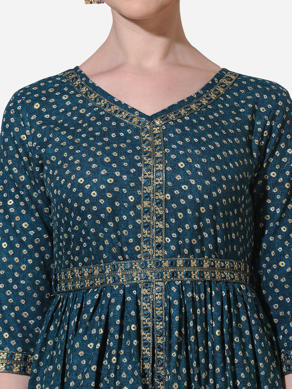 Embroidered Kurta With Pant And Dupatta Set, Multicolor - Hiral Fashion | Grocsy
