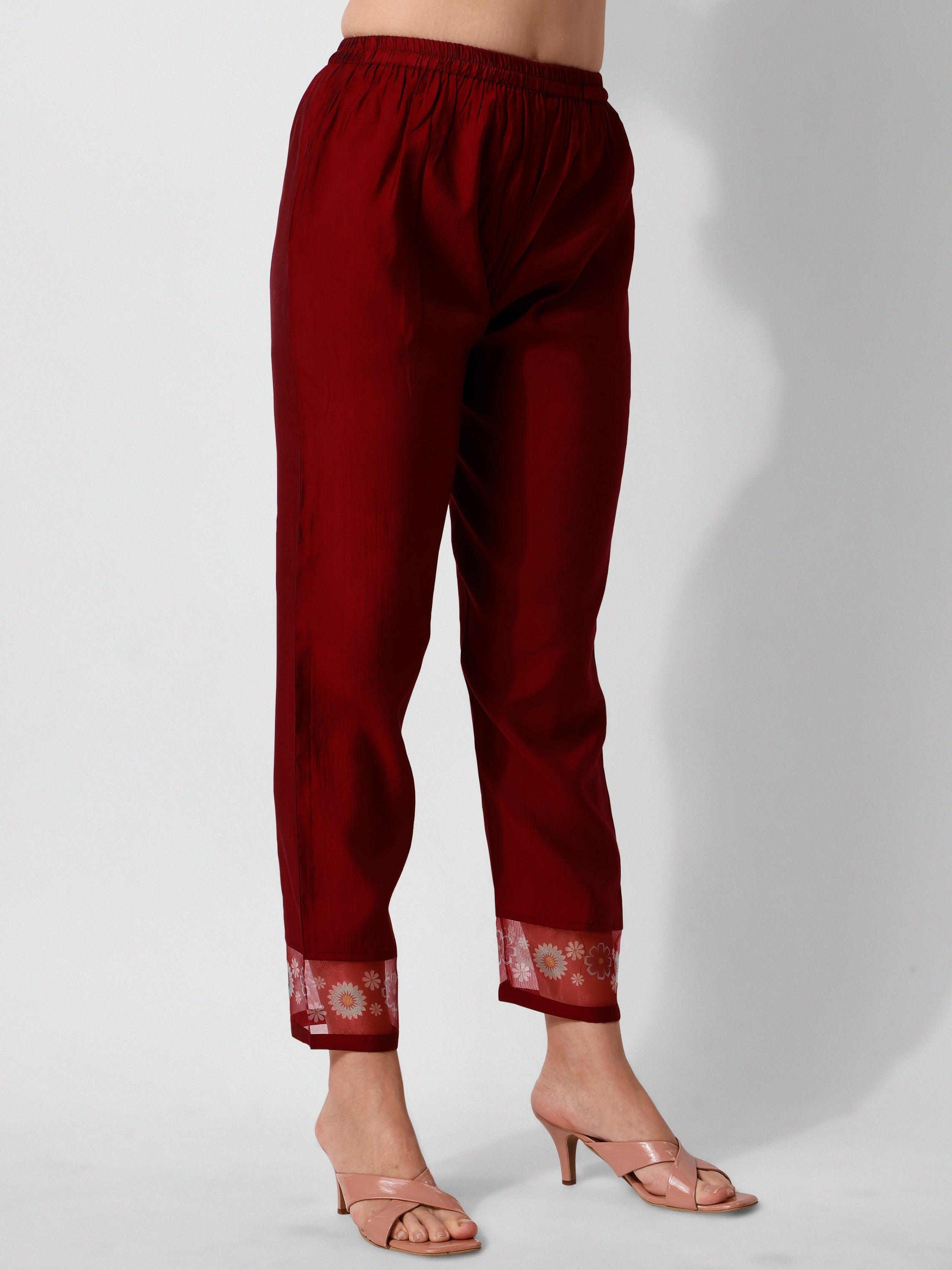 Embroidered Kurta With Pant And Printed Dupattaset, Multicolor - Hiral Fashion | Grocsy