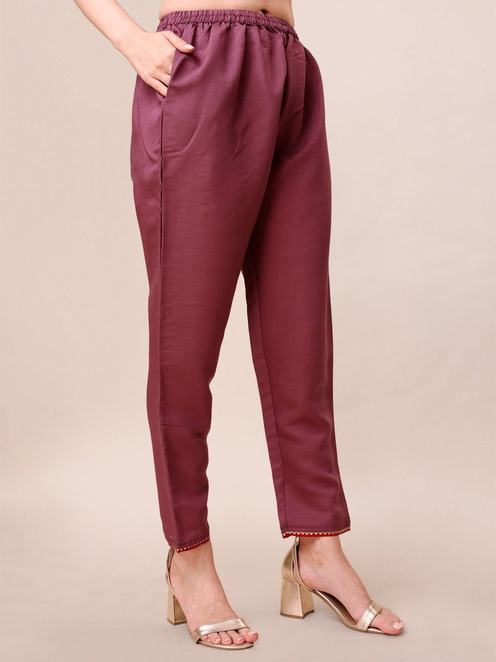 Embroidered Kurta With Pant And Dupatta Set, Multicolor - Hiral Fashion | Grocsy
