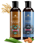 Avimee Herbal Shakuntala Hair Cleanser and Radha Hair Conditioner Combo For Silky, Shiny & Strong Hair | Grocsy