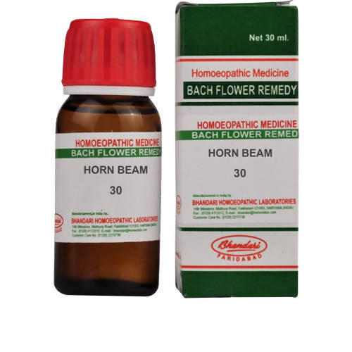 Bhandari Homeopathy Bach Flower Horn Beam 30 Dilution | Grocsy