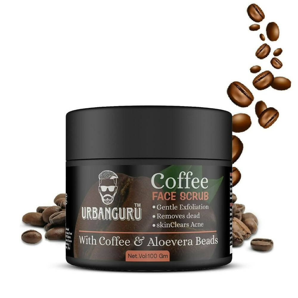 Urbanguru Men's Coffee Face Scrub | Grocsy