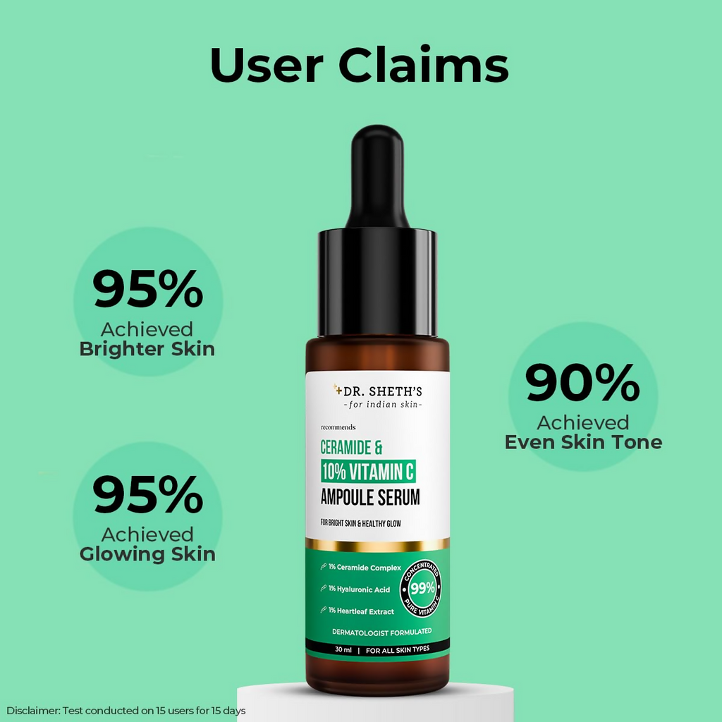 Dr. Sheth's Ceramide & 10% Vitamin C Ampoule Serum | Grocsy