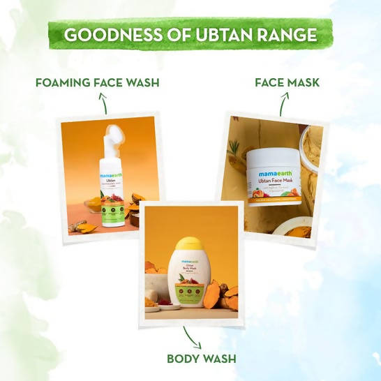 Mamaearth Ubtan Foaming Face Wash for Tan Removal | Grocsy