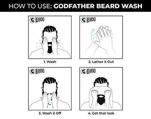 Beardo Godfather Beard Wash | Grocsy