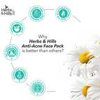Herbs & Hills Anti Acne Face Pack | Grocsy