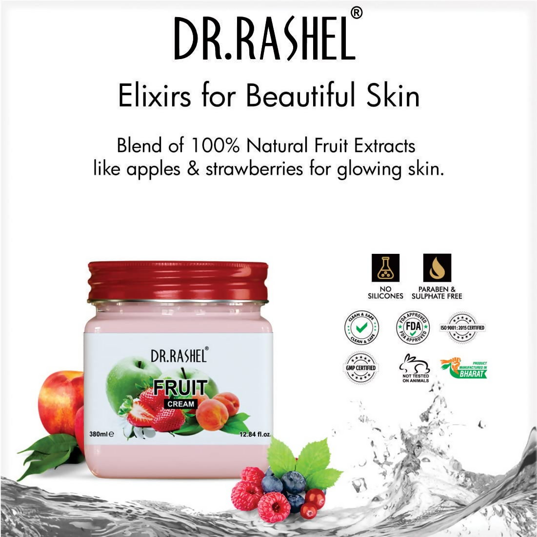Dr.Rashel Fruit Cream For Face And Body | Grocsy