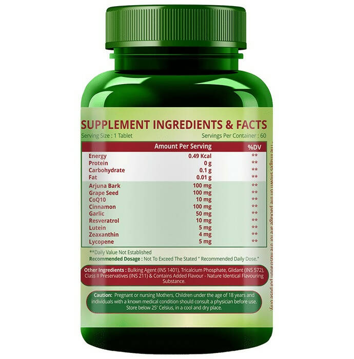 Himalayan Organics Heart Care CoQ10 Tablets | Grocsy