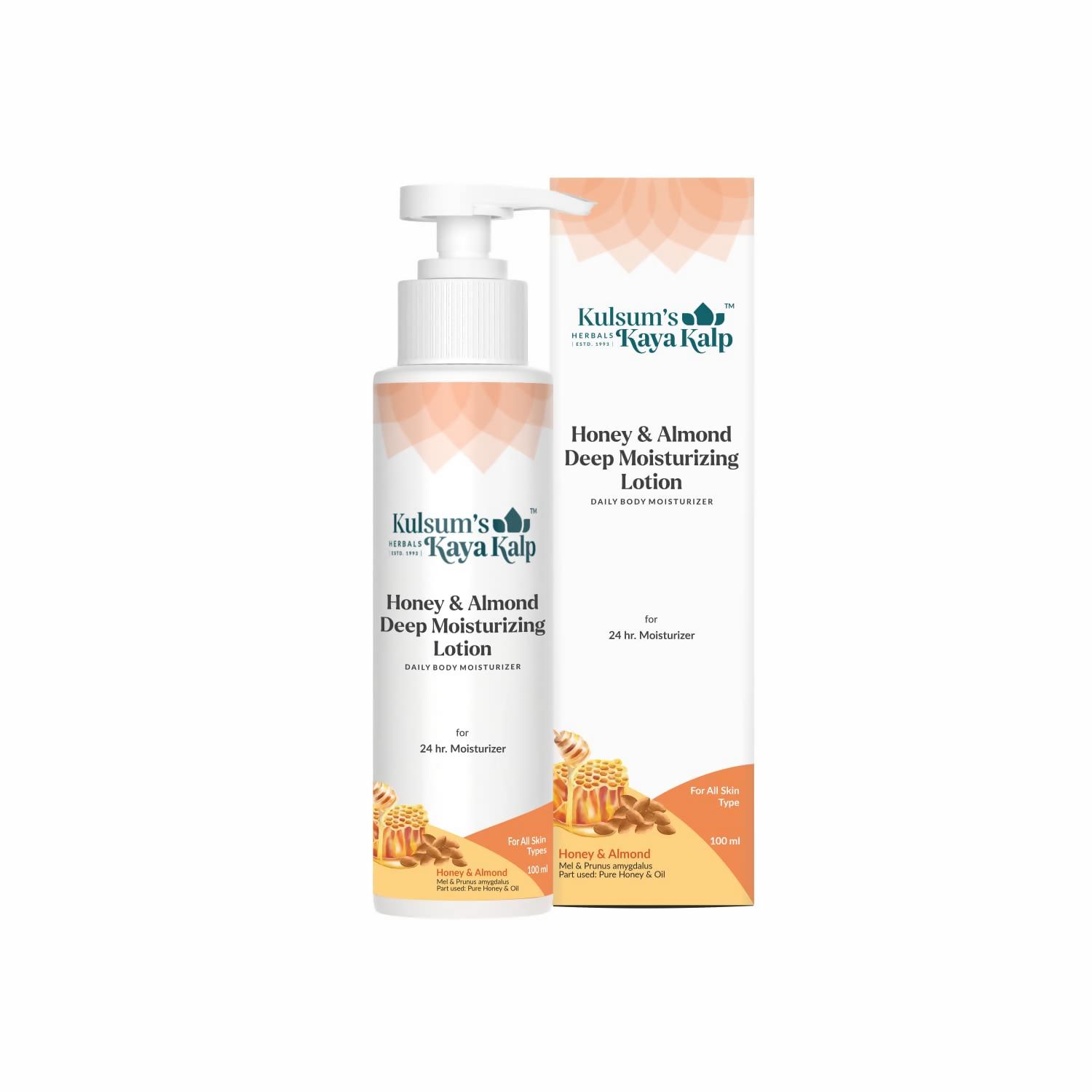 Kulsum's Kaya Kalp Honey & Almond Deep Moisturizing Lotion | Grocsy