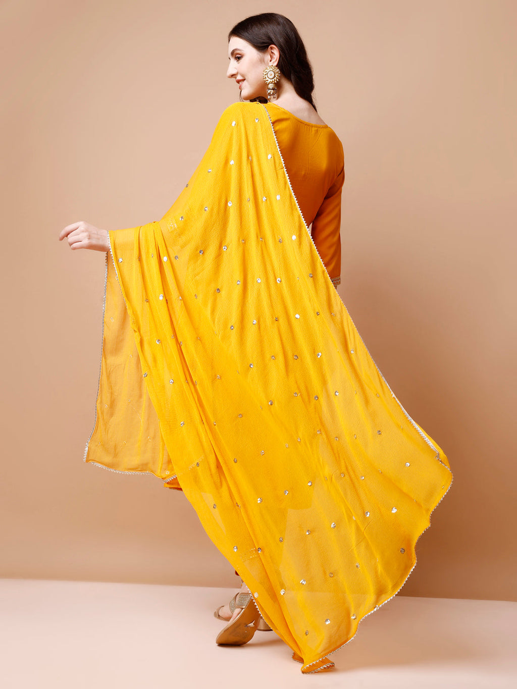 Alia Cut Embroidered Kurta With Pant & Dupatta, Multicolor - Hiral Fashion | Grocsy