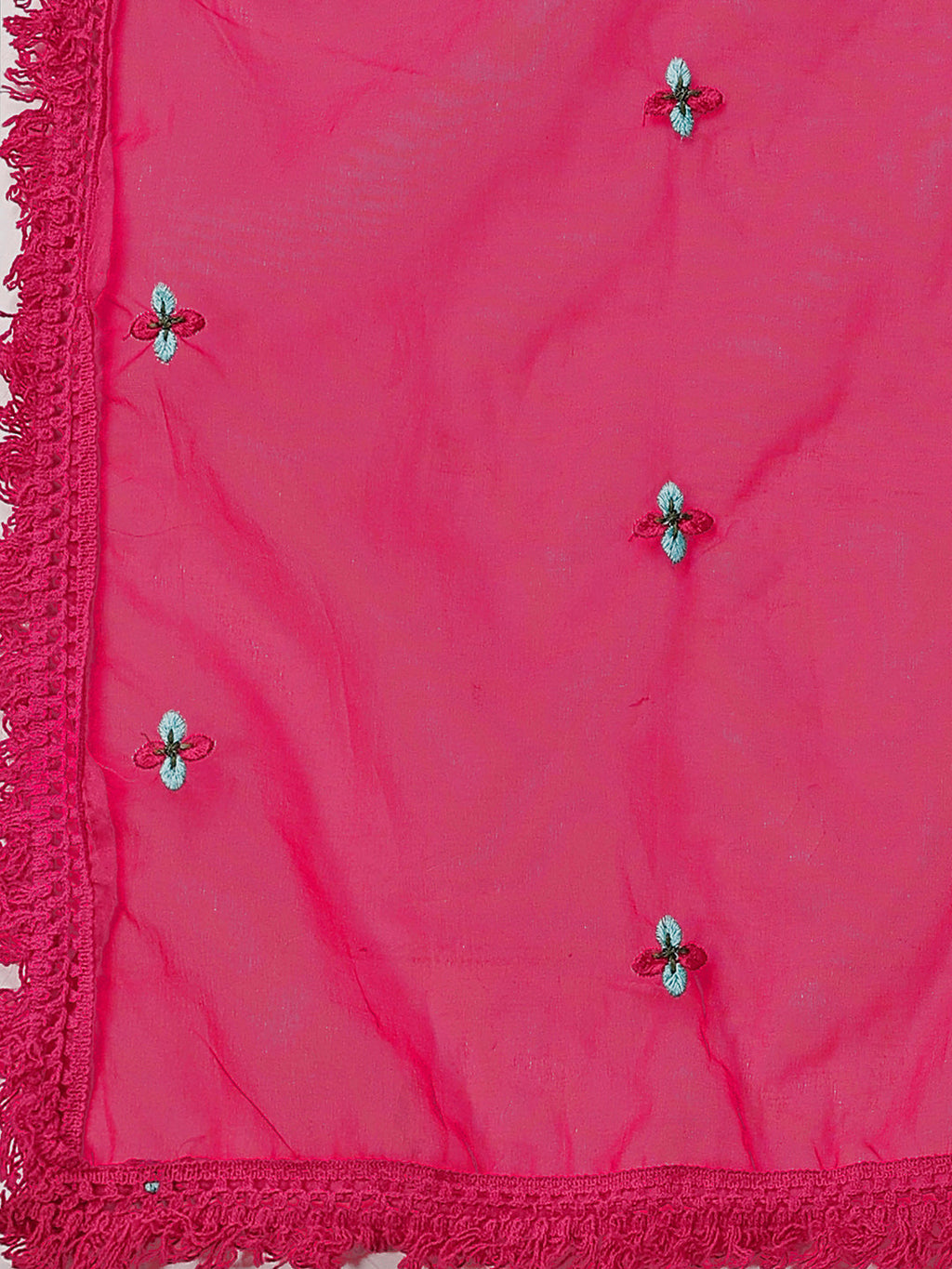 Embroidered Kurta With Pant & Embroidered Organza Dupatta, Multicolor - Hiral Fashion | Grocsy