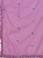 Embroidered Kurta With Pant & Embroidered Organza Dupatta, Multicolor - Hiral Fashion | Grocsy