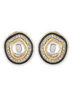 Blue Oval Drop Earrings - Ruby Raang