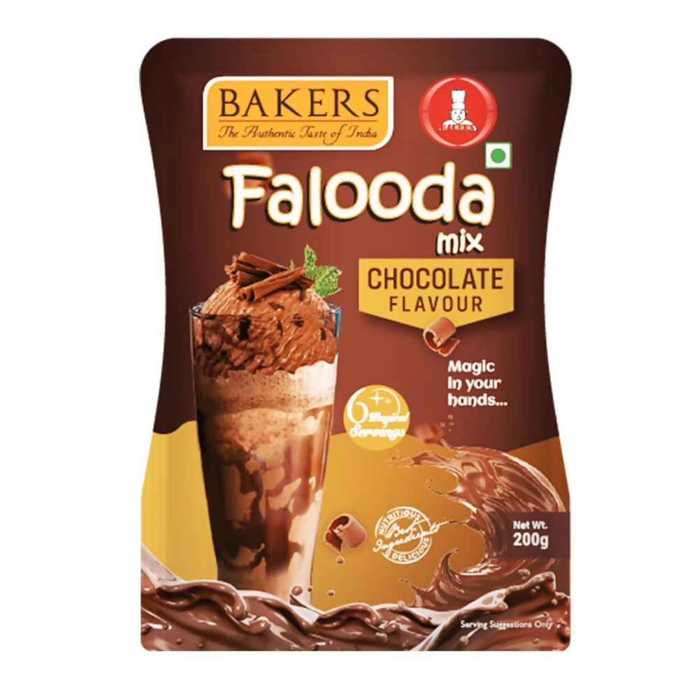 BAKERS Flavour Falooda Mix Powder Combo - Chocolate, Pista, Butter Scotch | Grocsy