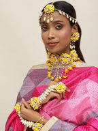 Yellow Gold-Polished Jewellery Set - Ruby Raang | Grocsy