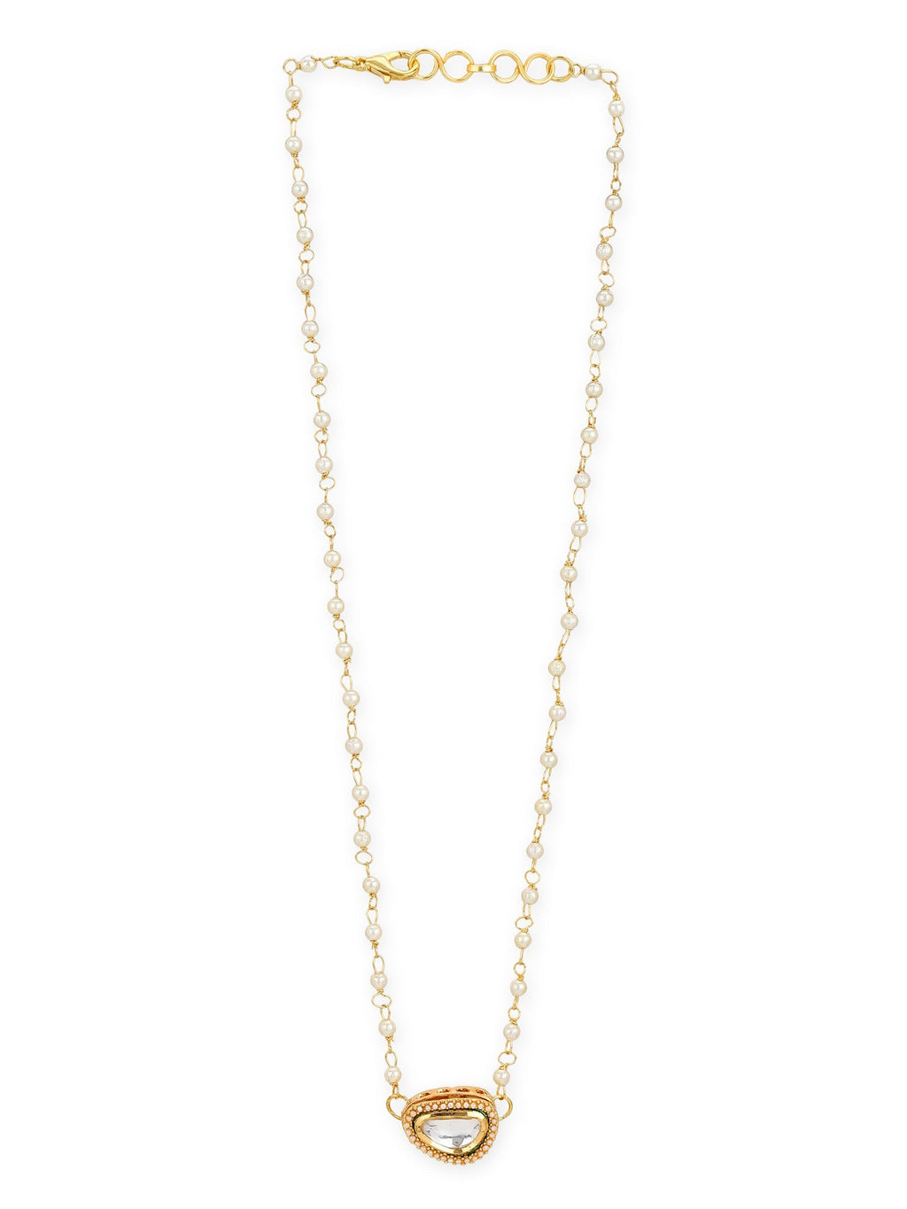 Gold-Polished White Brass Chain - Ruby Raang | Grocsy
