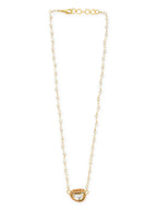 Gold-Polished White Brass Chain - Ruby Raang | Grocsy