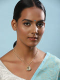 Gold-Polished White Chain - Ruby Raang | Grocsy
