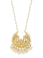 White Gold-Polished Brass Chain - Ruby Raang | Grocsy