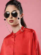 Beaded Embellished Mask Chain - Ruby Raang | Grocsy