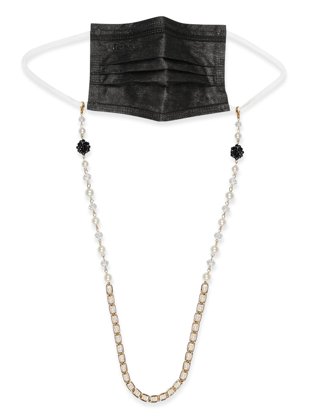 Beaded Embellished Mask Chain - Ruby Raang | Grocsy