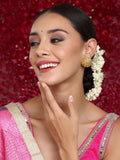 Round Golden Studs - Ruby Raang | Grocsy