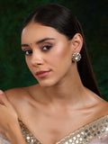 Kundan oversized Studs - Ruby Raang | Grocsy