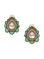 Teardrop Green Studs - Ruby Raang | Grocsy