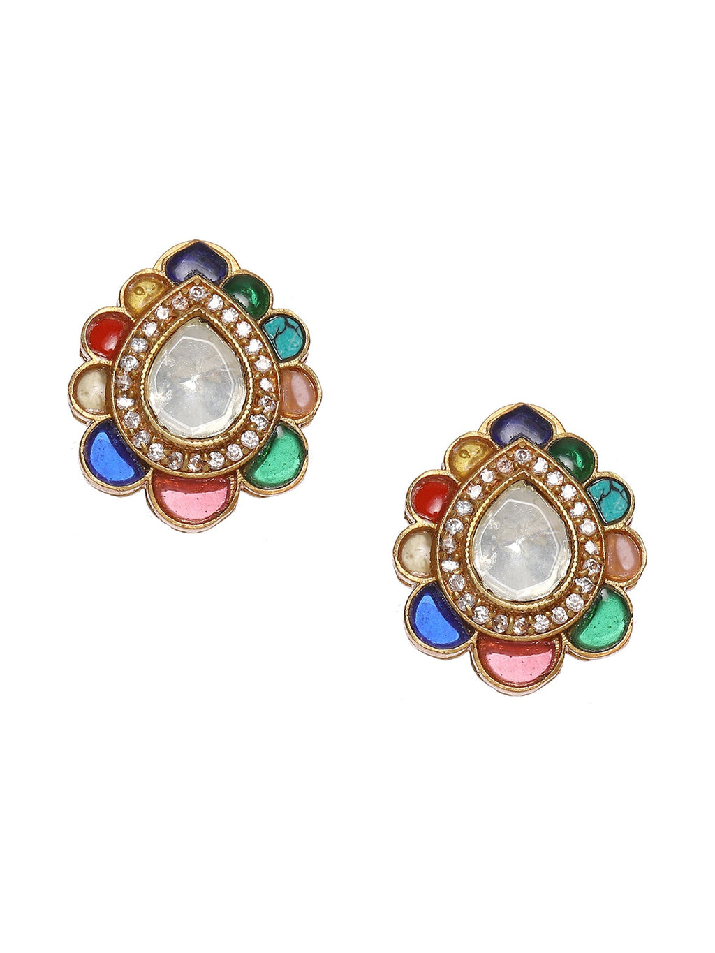 Teardrop Multi Studs - Ruby Raang | Grocsy
