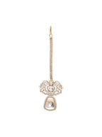 Kundan Maang Tikka with Diamonds - Ruby Raang | Grocsy