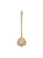 Kundan Maang Tikka with Diamonds - Ruby Raang | Grocsy