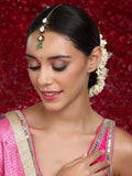 Kundan Maang Tikka with Meenakari - Ruby Raang | Grocsy