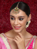 Multi Meenakari Maang Tikka - Ruby Raang | Grocsy