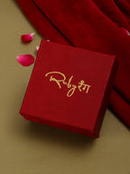 Meenakari and Pearl Kundan Maang Tikka - Ruby Raang | Grocsy