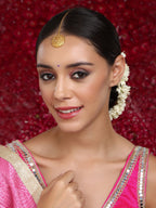 Golden Maang Tikka - Ruby Raang | Grocsy