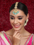 Kundan Maang Tikka - Ruby Raang | Grocsy