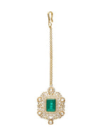 Round oversized Kundan Earrings - Ruby Raang