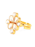 Kundan Ring - Ruby Raang | Grocsy