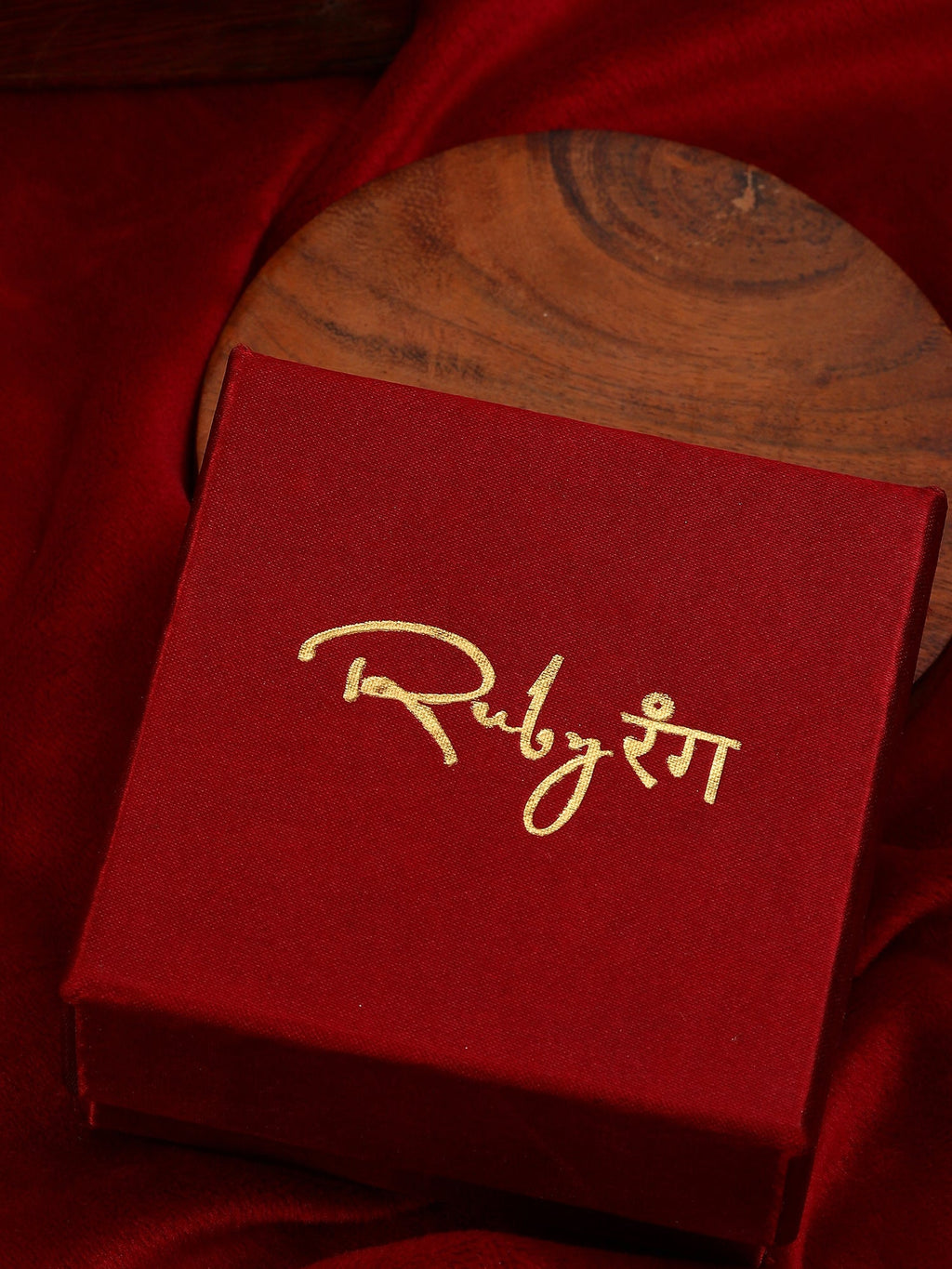 Kundan Ring - Ruby Raang | Grocsy