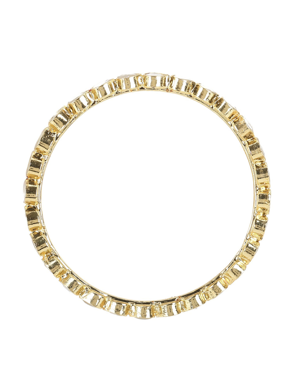 Kundan Bangles (set of 2) - Ruby Raang