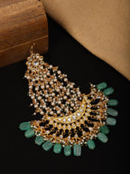 Kundan and Stone Passa/Jhoomer - Ruby Raang | Grocsy