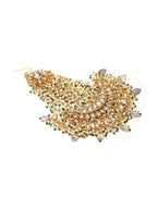 Kundan and Stone Passa/Jhoomer - Ruby Raang | Grocsy