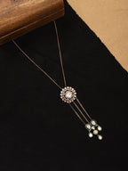 Kundan Long Necklace - Ruby Raang | Grocsy