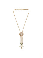 Kundan Long Necklace - Ruby Raang | Grocsy