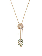 Kundan Long Necklace - Ruby Raang | Grocsy