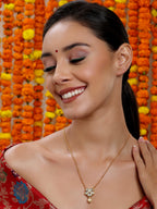 Long Kundan Necklace - Ruby Raang | Grocsy