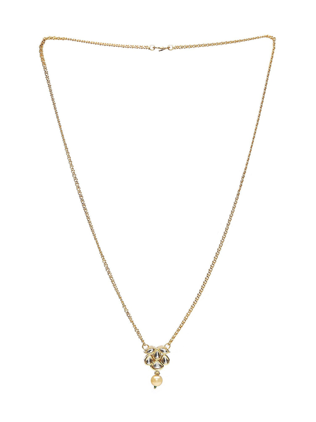 Long Kundan Necklace - Ruby Raang | Grocsy