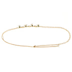 Green Stone & Clear Patchi Kundan in Pearl Kamar Band - Ruby Raang | Grocsy